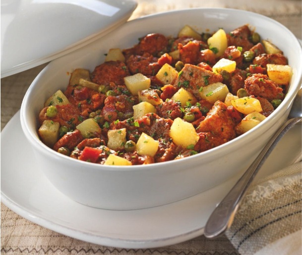 Carcamusas toledanas con patatas fritas