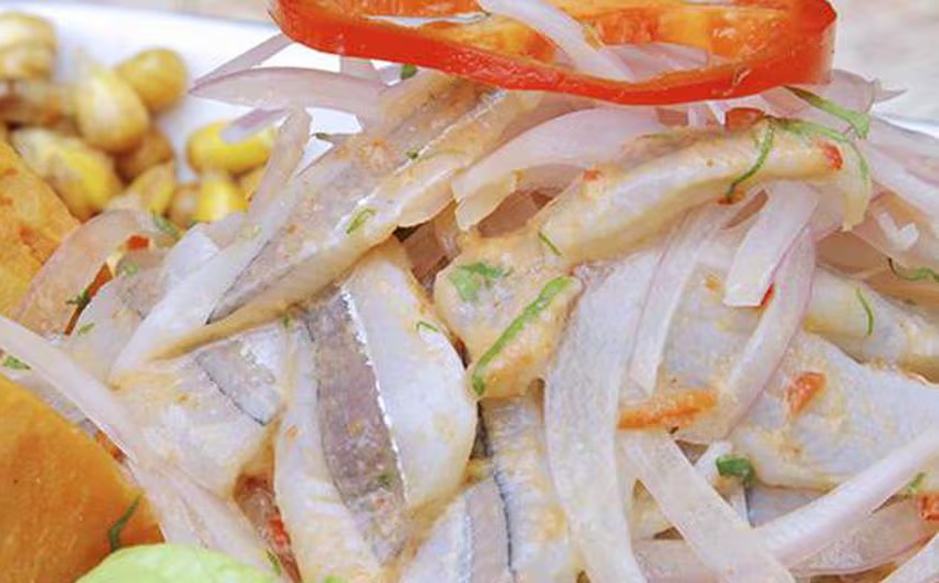 Cebiche de pejerreyes