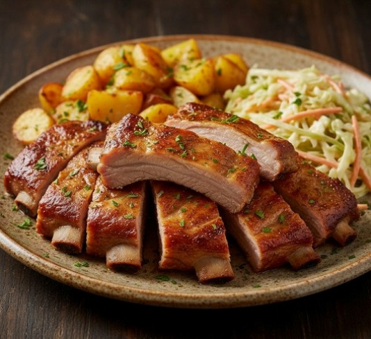 costillas de cerdo al horno