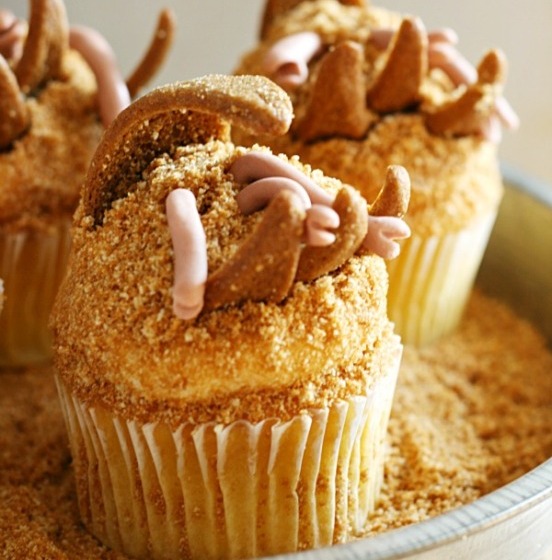 Cupcakes Tremors: Monstruosos y deliciosos para Halloween