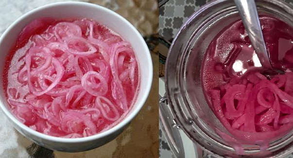 Curtido de Cebolla con Sal y Jugo de Limón