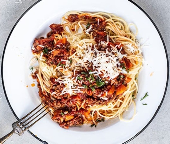 Espaguetis a la Boloñesa Caseros