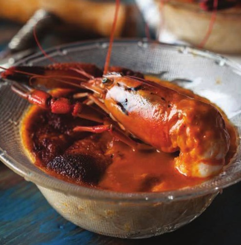 Leche Asada de Queso y Camarón