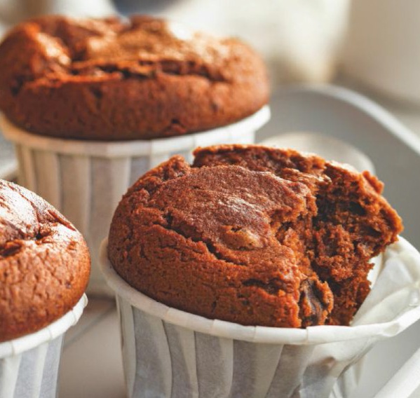 Muffins de cacao