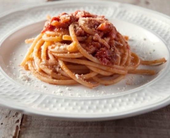Pasta Amatriciana Tradicional Italiana
