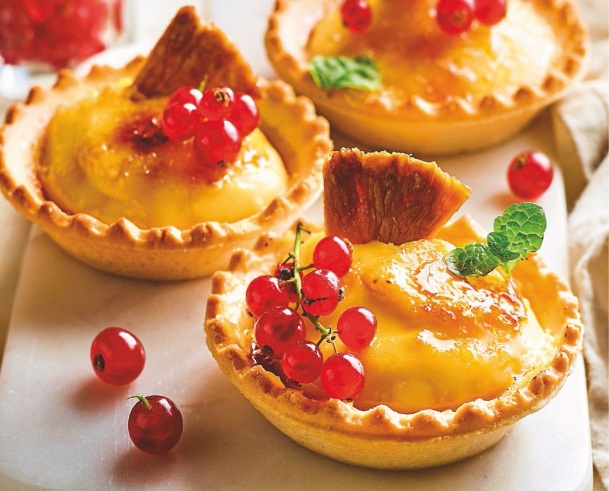 Pastelitos de crema catalana