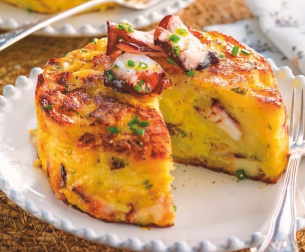 Pastelitos de patata y pulpo