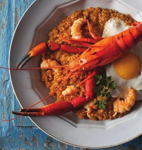 Quinua Atamalada con Camarones