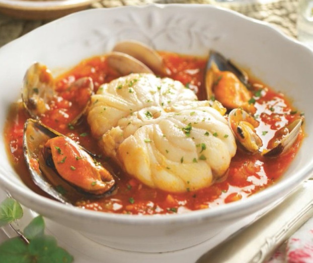 Rape con salsa romesco