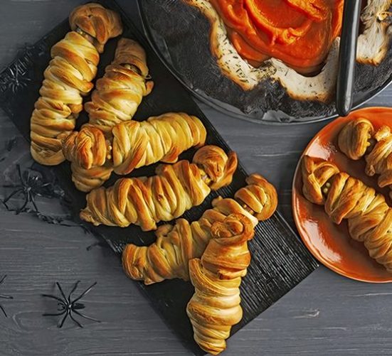 Salchichas Momia Envueltas en Masa de Croissant
