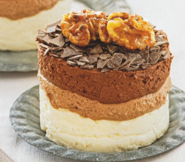 Semifrío con nueces