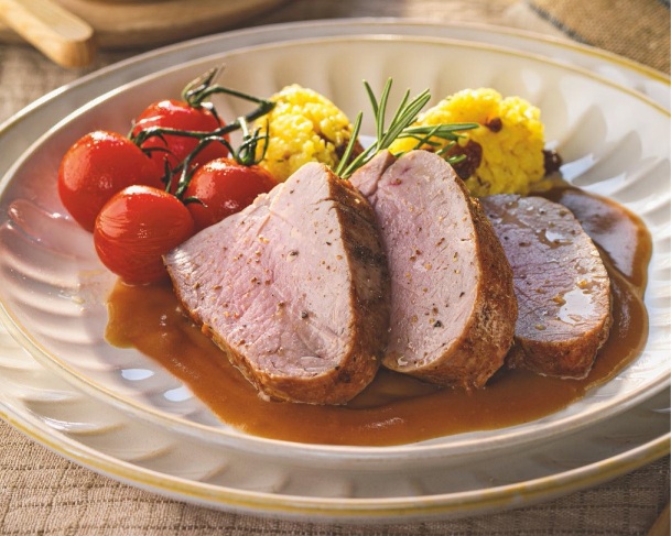 Solomillo de cerdo en salsa española