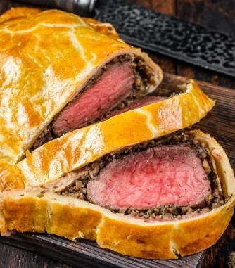 Solomillo o filete Wellington