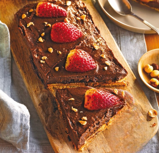 Tarta de Chocolate con Mousse y Galletas