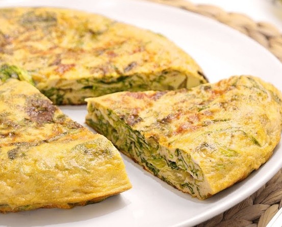 Tarta de Espinaca, Ricota y Queso (sin masa)