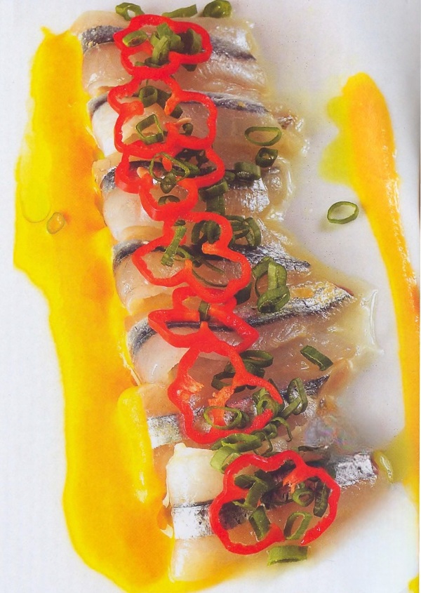 Tiradito de pejerreyes a la antigua