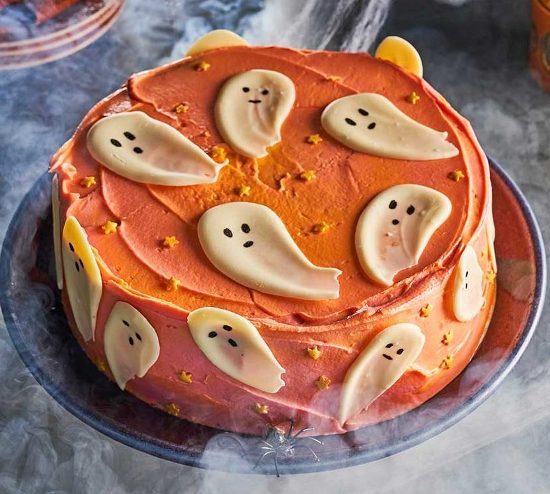 Torta de Calabaza Especiada para Halloween