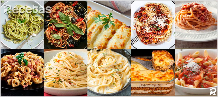 Las 10 mejores recetas de pasta italiana fáciles y deliciosas